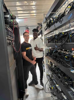 Michal Beno in our hosting center in USA