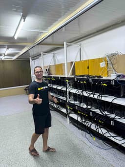 Michal Beno in our hosting center in USA